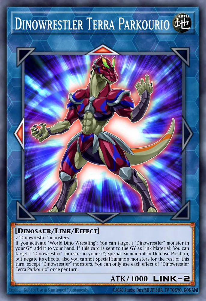 Dinowrestler Terra Parkourio