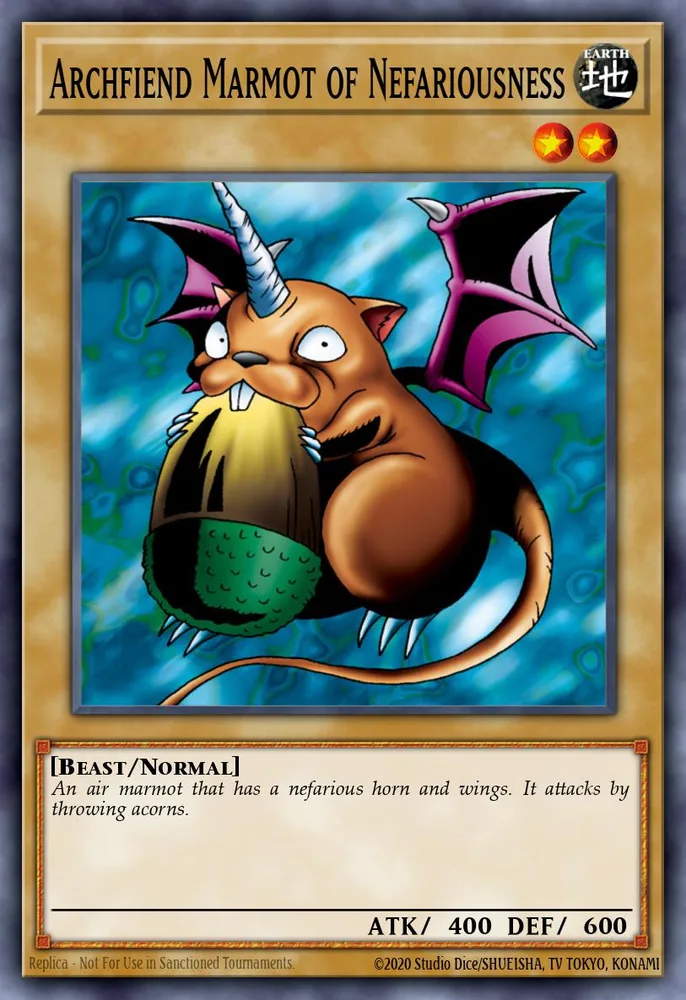 Archfiend Marmot of Nefariousness