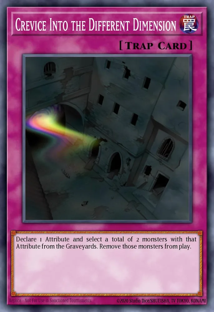 Crevice Into the Different Dimension