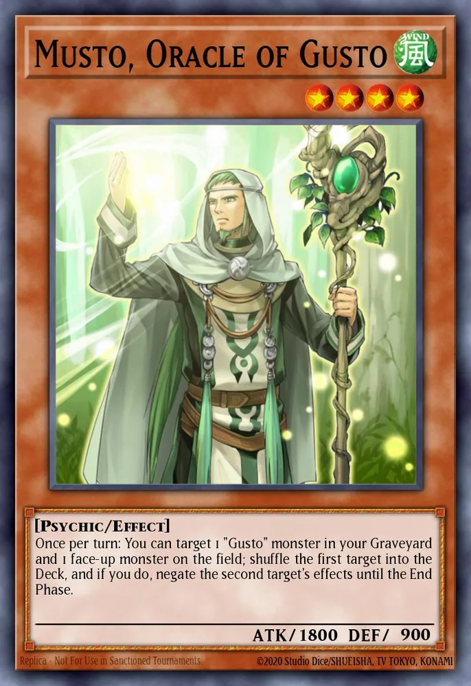 Musto, Oracle of Gusto