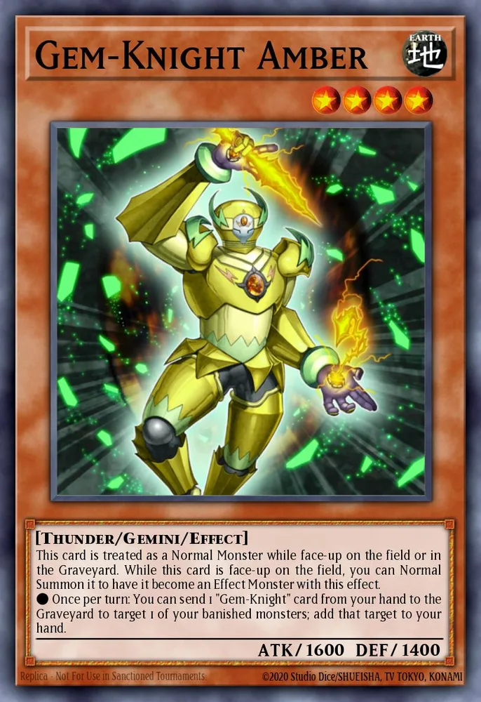 Gem-Knight Amber